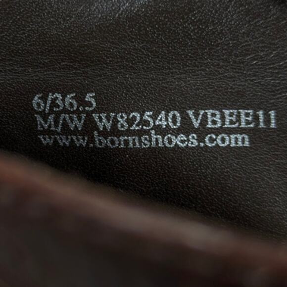 Born Crown Distressed Ankle Booties GUC Size 6 M/W S2957 - Picture 10 of 11